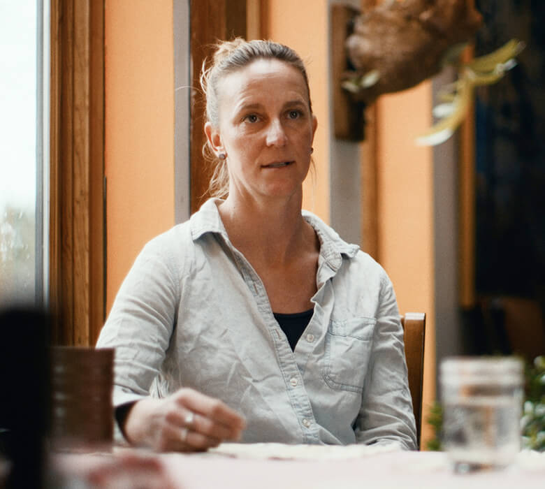 Alt Text: Researcher on microplastics, a major source of water pollution in Maine.